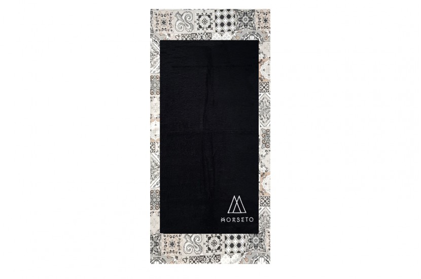 Πετσέτα Θαλάσσης MORSETO Luxury Black Porto 145 x 80cm